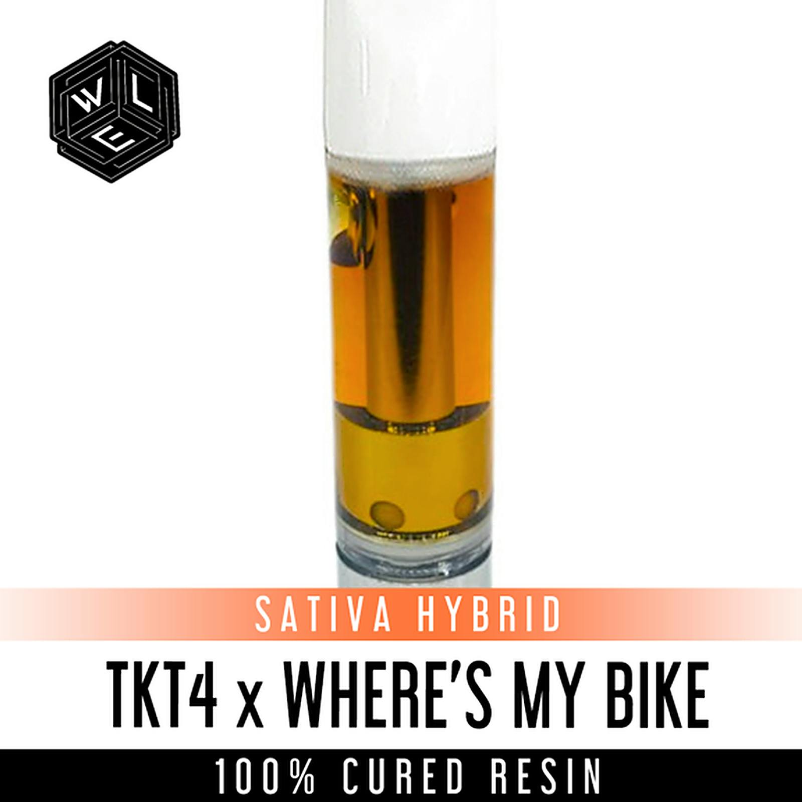 White Label - TKT4 x Where's My Bike Cured Resin Cartridge (Sativa)